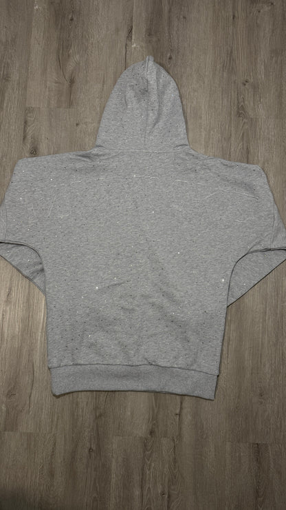Moneymakerz Full Rhinestone Hoodie (Grey)